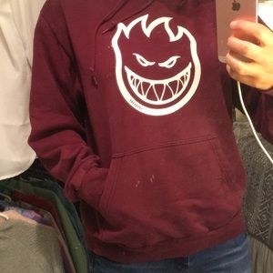 Maroon spitfire hoodie